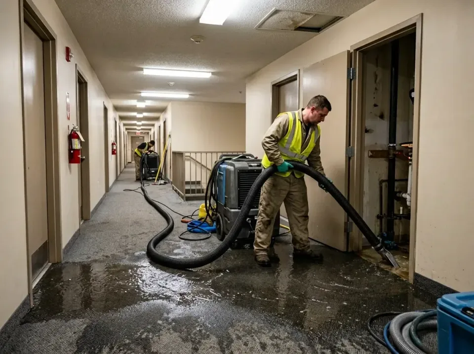 multi-unit-apartment-hallway-f-005 — frequently asked questions, Emergency Burst Pipe Water Extraction & Removal in Barnwell…